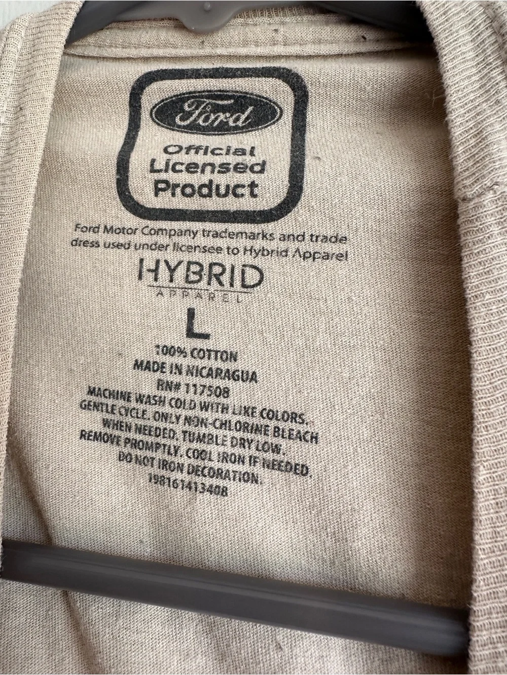 Ford Tan Bronco Graphic Short Sleeve Tee